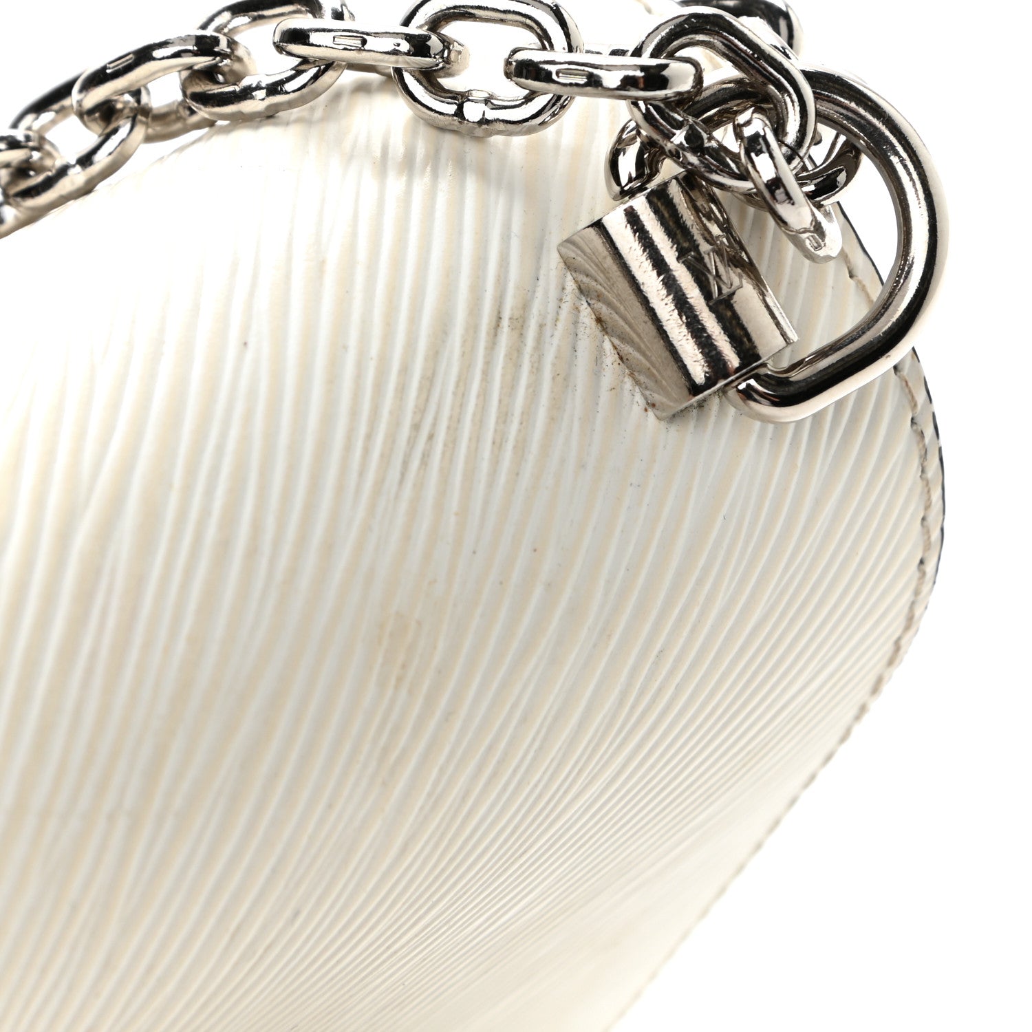 Louis Vuitton Epi Twist Shoulder Bag PM White 10 of 10