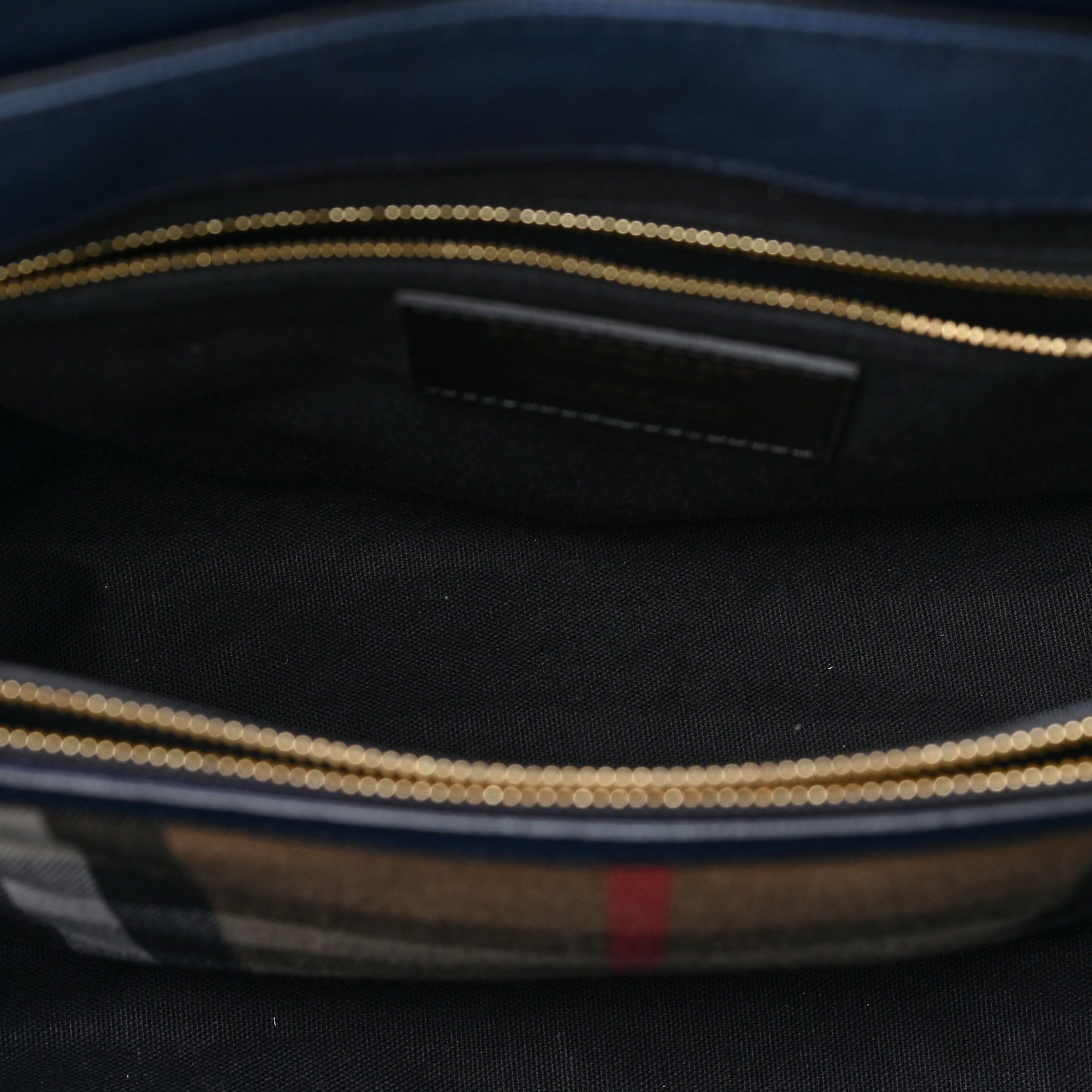 Derby Calfskin House Check Medium Camberley Ink Blue