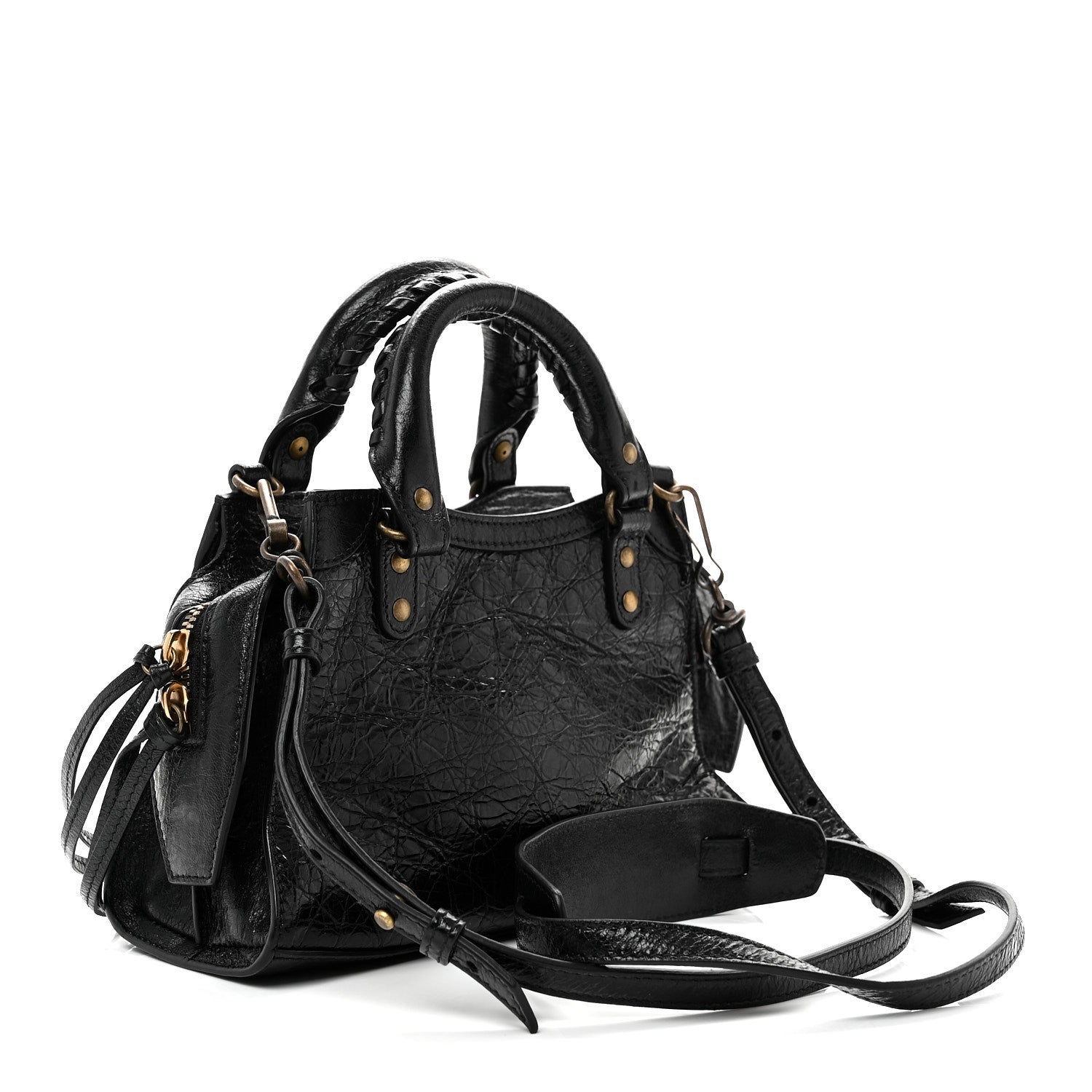 Balenciaga Agneau Neo Classic Hardware Pins Mini City Black 3 of 10
