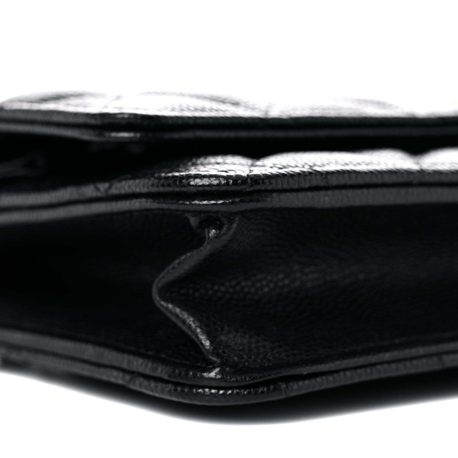 Chanel Caviar Quilted Bracelet On Chain Wallet On Chain WOC Black 4 of 10
