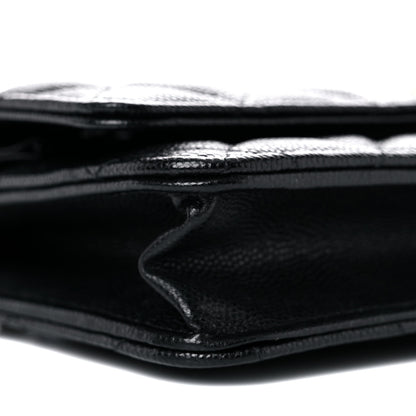 Chanel Caviar Quilted Bracelet On Chain Wallet On Chain WOC Black 4 of 10