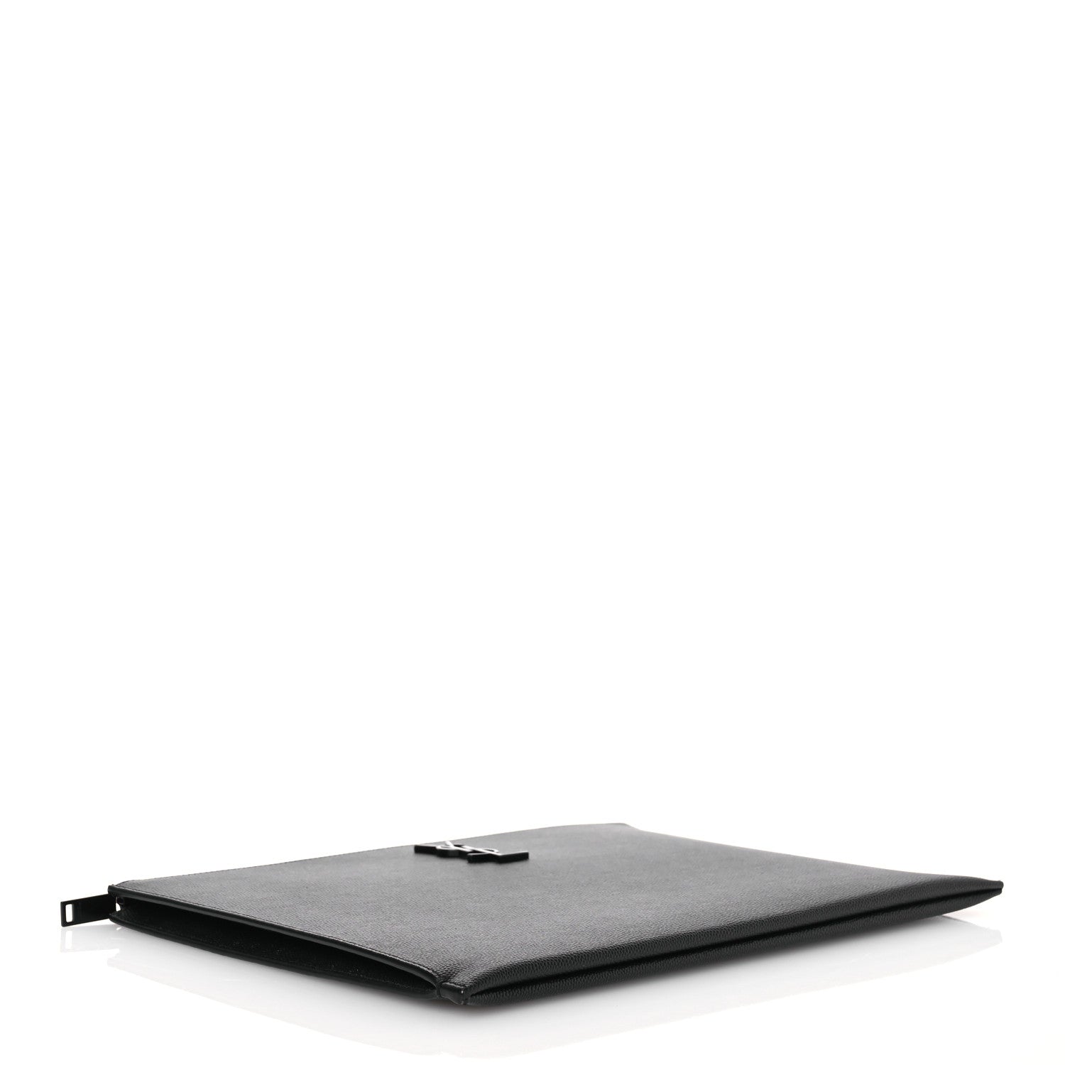 Saint Laurent Grain De Poudre Monogram Monochrome iPad Case Black 4 of 9