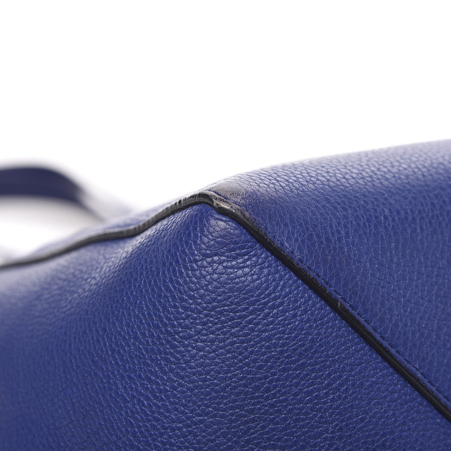 Soft Grained Calfskin Medium Belt Cabas Phantom Indigo