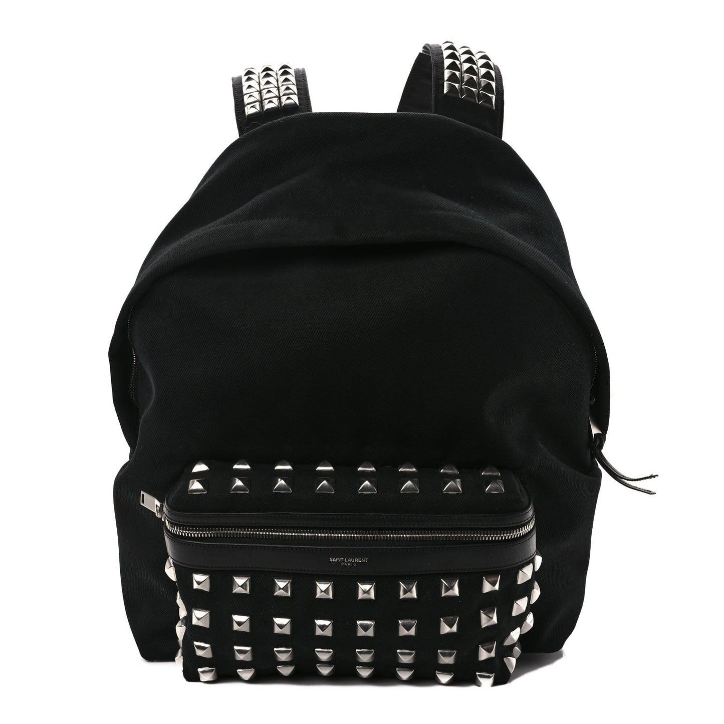 Canvas City Studded Backpack Black