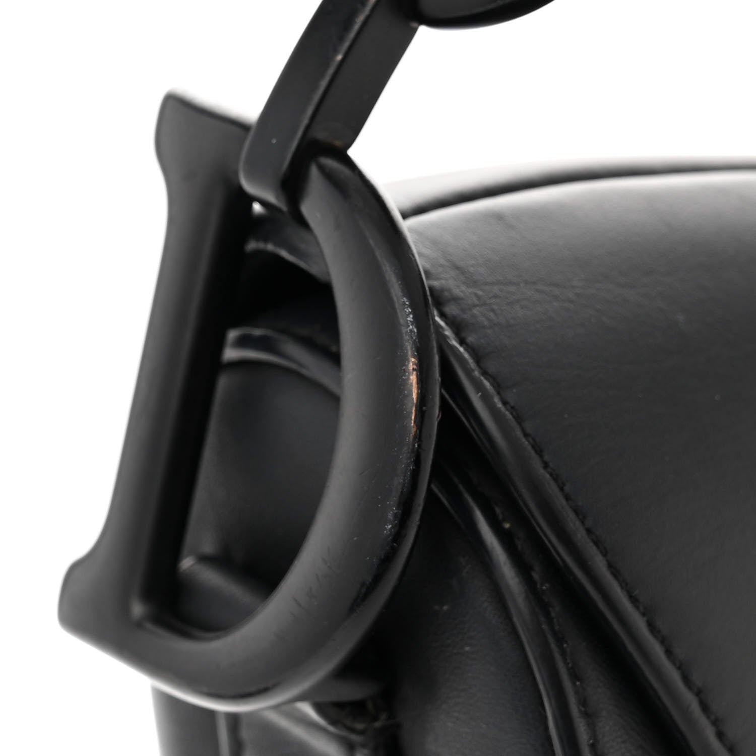 Christian Dior Ultra Matte Calfskin Saddle Bag Black 12 of 14