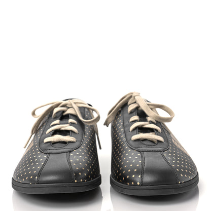 Gucci X SEGA Calfskin GUCCY Stars Mens Falacer Sneakers 12 Black 4 of 20