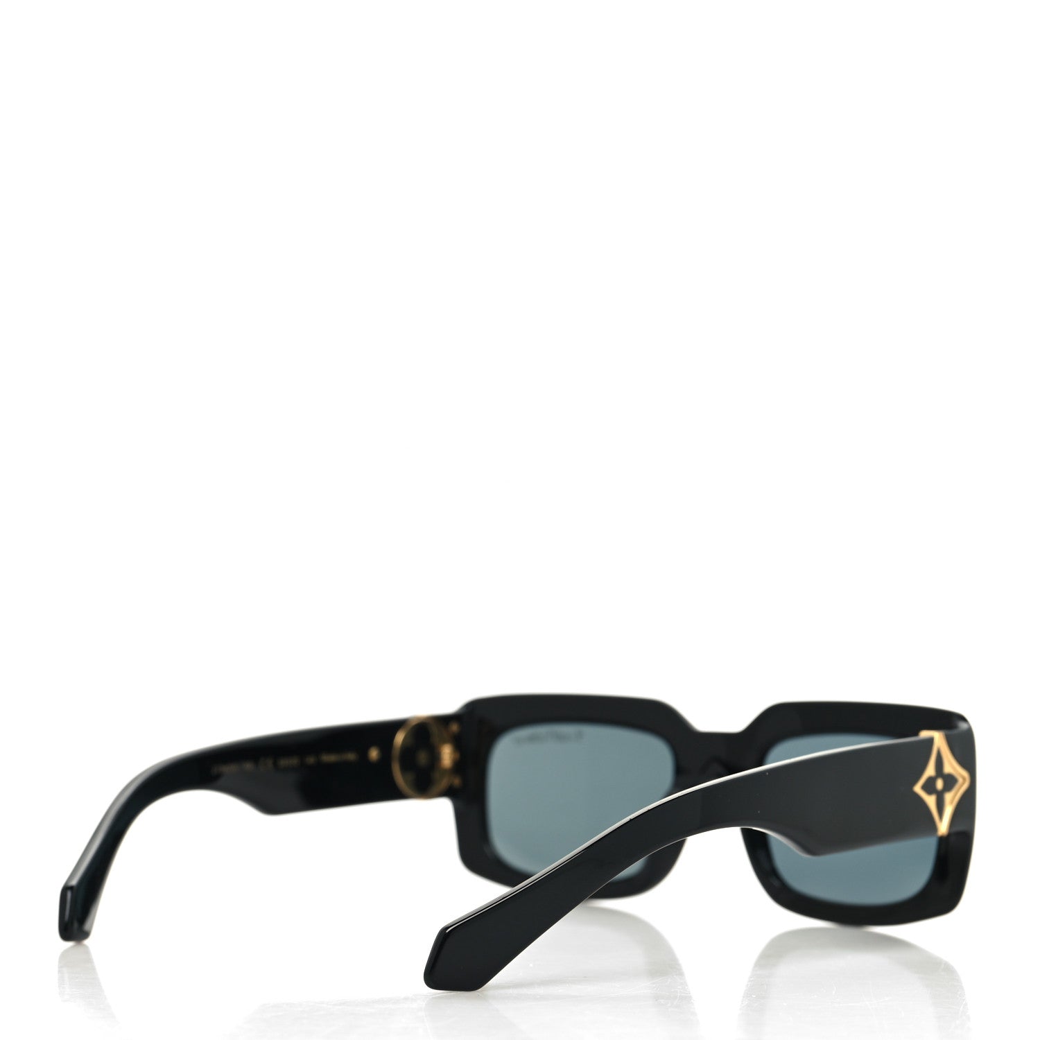 Louis Vuitton Acetate LV Flower Sunglasses Z1360W Black 4 of 7