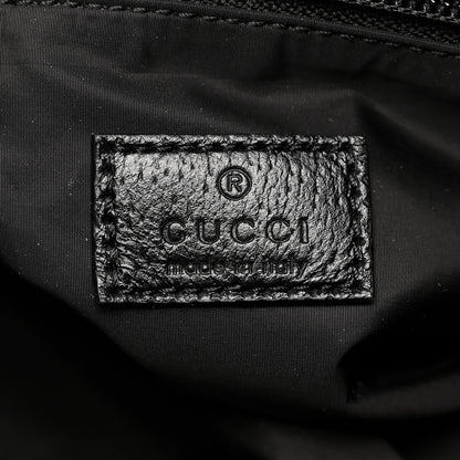 Gucci Crystal Monogram Web Large Duffle Bag Black 5 of 15