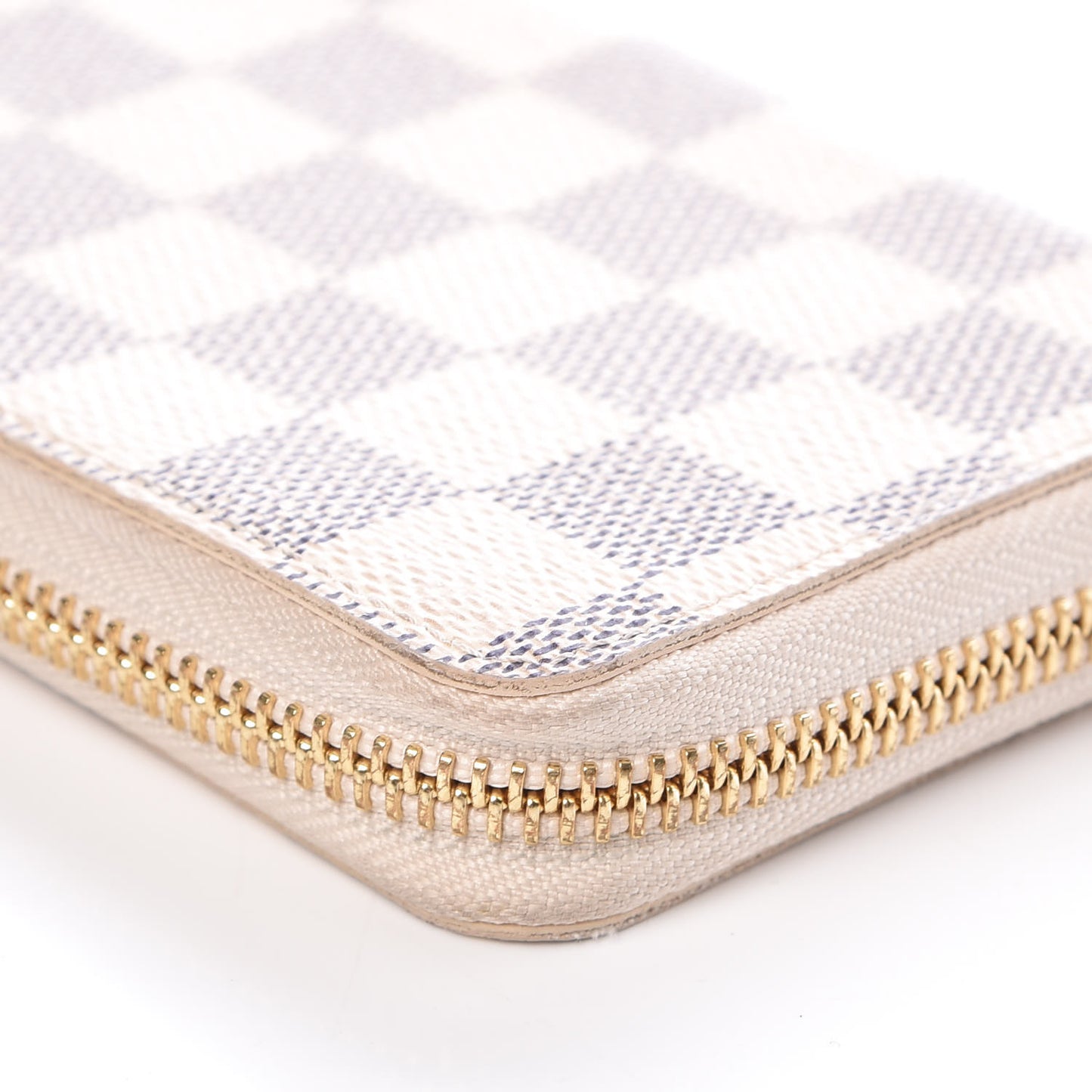 Damier Azur Clemence Wallet Rose Ballerine