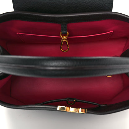 Louis Vuitton Taurillon Capucines GM Black 5 of 10