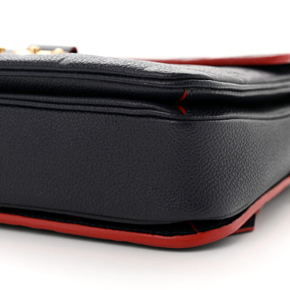 Louis Vuitton Empreinte Pochette Metis Marine Rouge 9 of 10