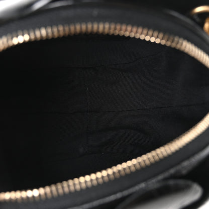 Chanel Patent Lambskin Camellia Bouquet Clutch With Chain Black 5 of 10