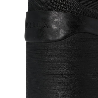 Prada Nylon Lug Sole Chelsea 55mm Boots 39 Black 12 of 12