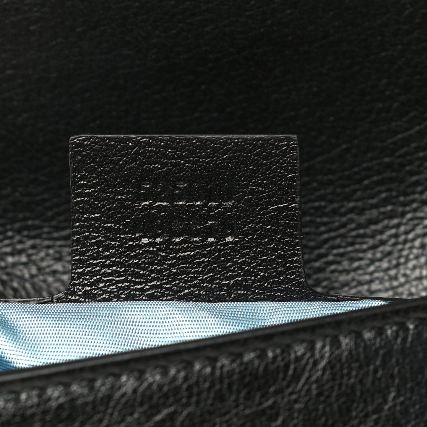 Calfskin Crystal GG Broadway Envelope Clutch Black