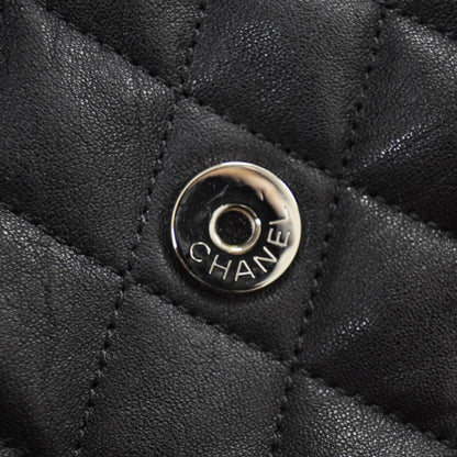 Chanel Lambskin Chain Around Maxi Flap Bag Black 10 of 11