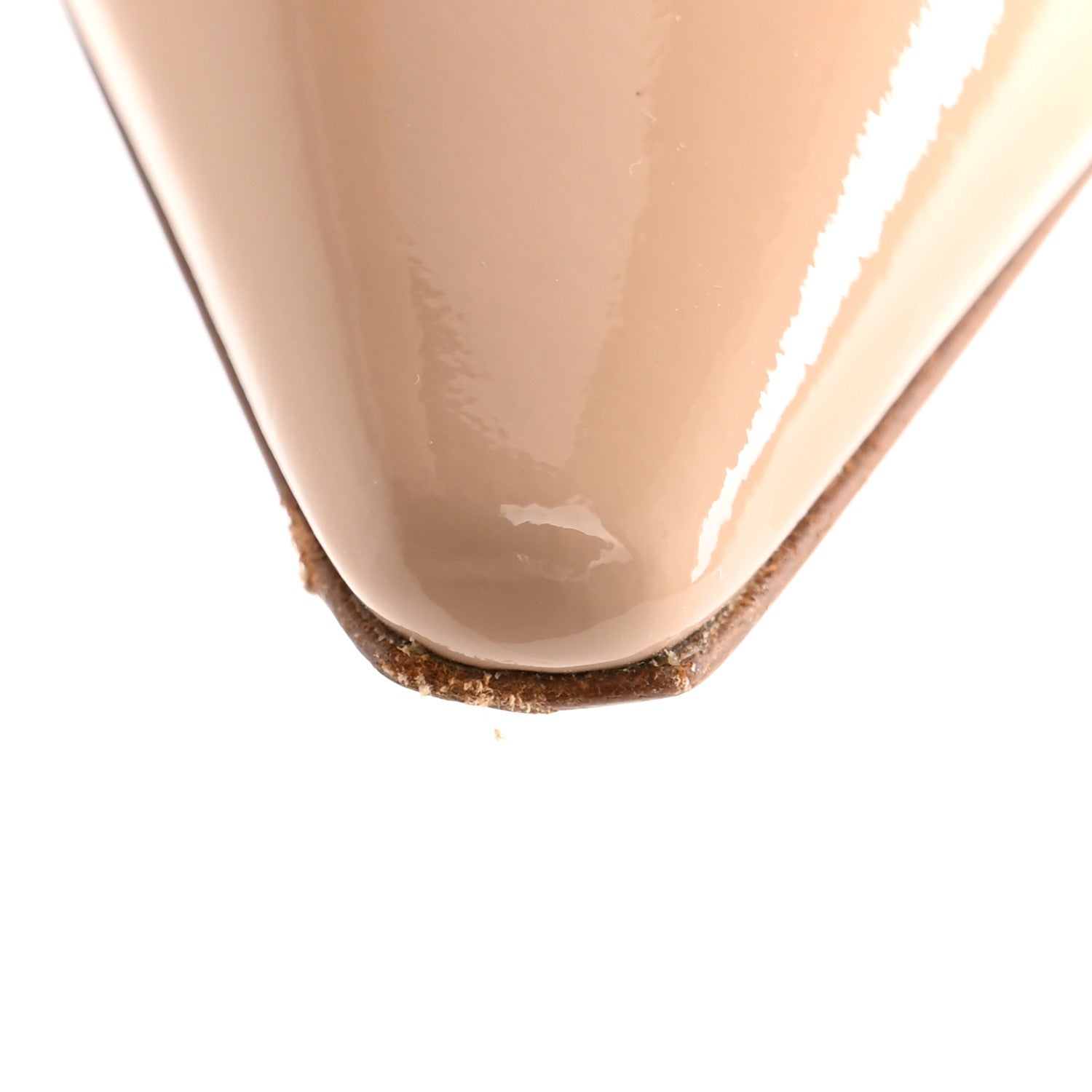 Christian Dior Patent Ribbon J'Adior Slingback 100mm Pumps 37.5 Nude 9 of 10