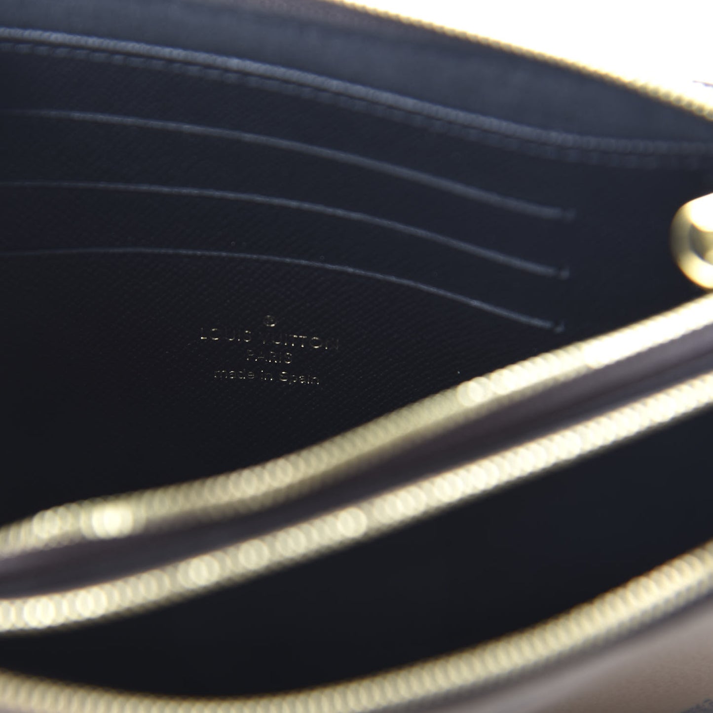 Reverse Monogram Giant Double Zip Pochette