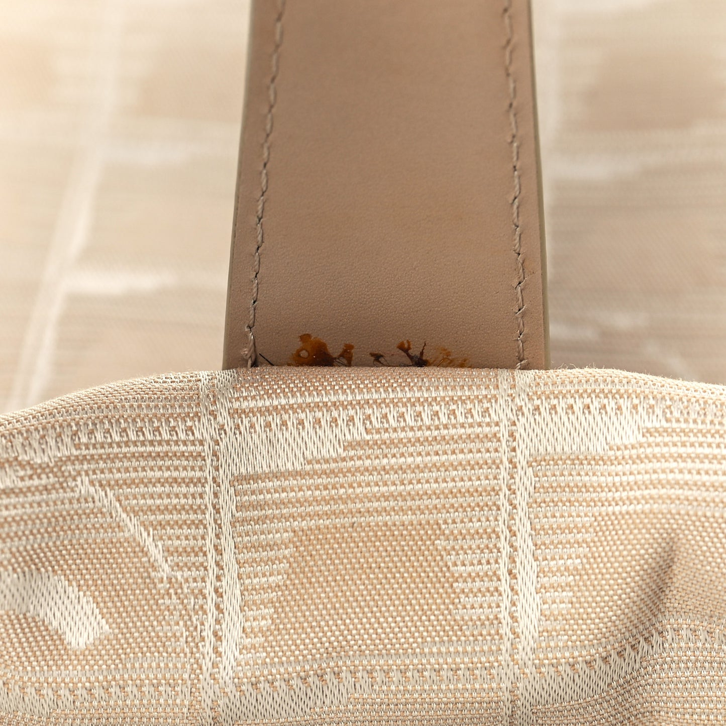 Nylon Travel Shoulder Bag Beige
