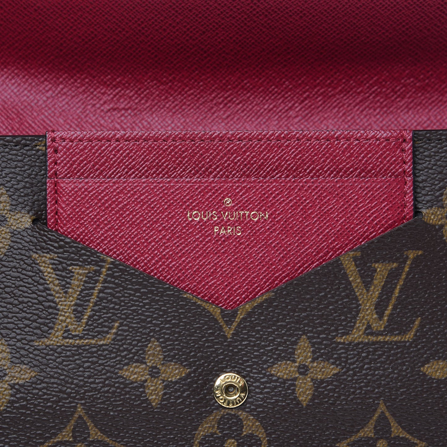 Monogram Jeanne Wallet Fuchsia