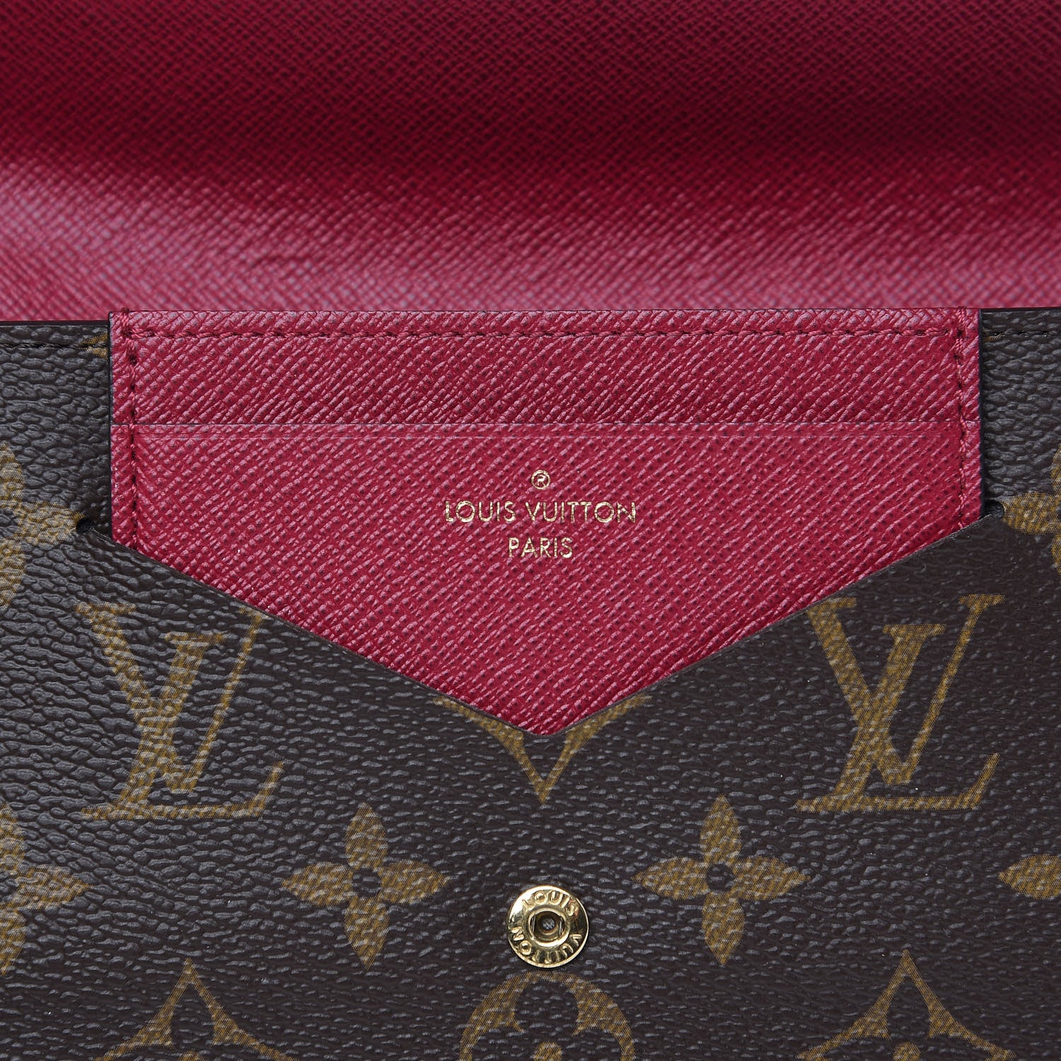 Louis Vuitton Monogram Jeanne Wallet Fuchsia 8 of 8