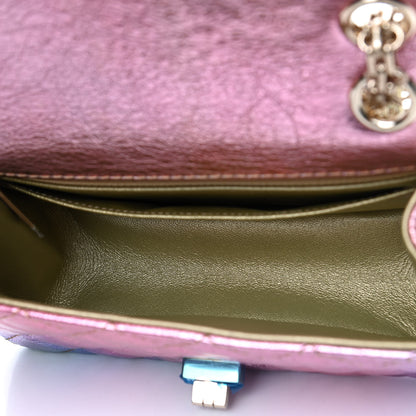 Chanel Metallic Goatskin Quilted Mini 2.55 Reissue Flap Multicolor 4 of 4