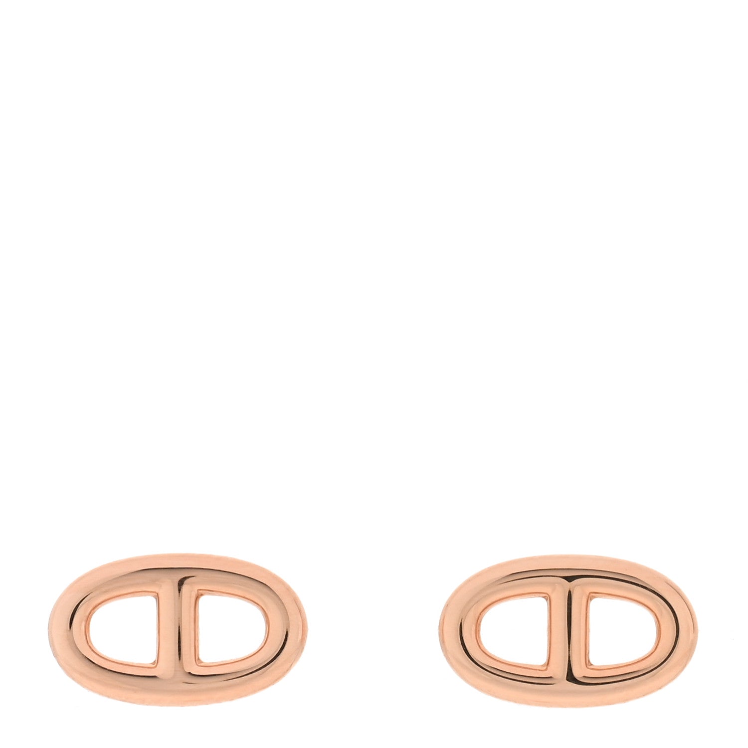 Hermes 18K Rose Gold TPM Farandole Stud Earrings 1 of 5