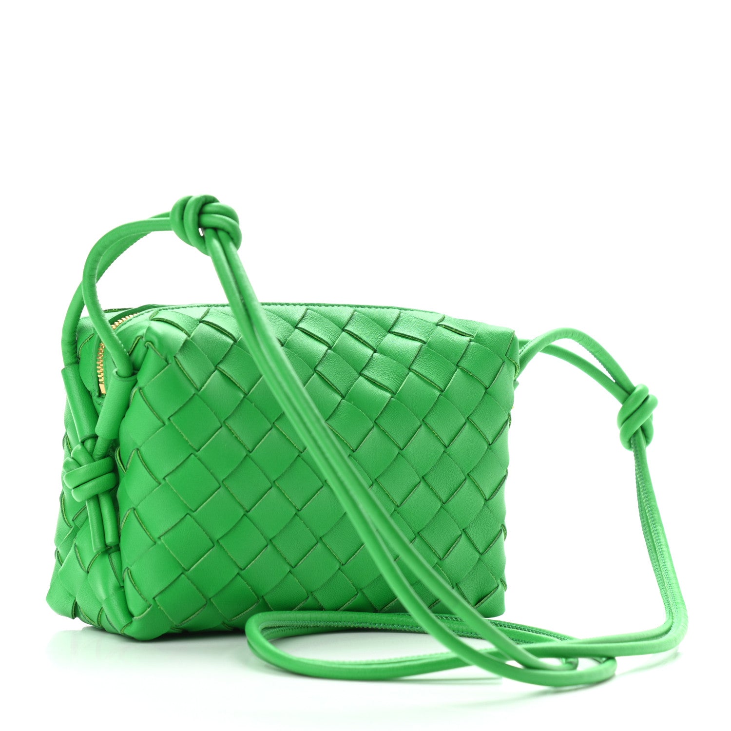 Bottega Veneta Nappa Intrecciato Mini Loop Camera Bag Parakeet 3 of 8