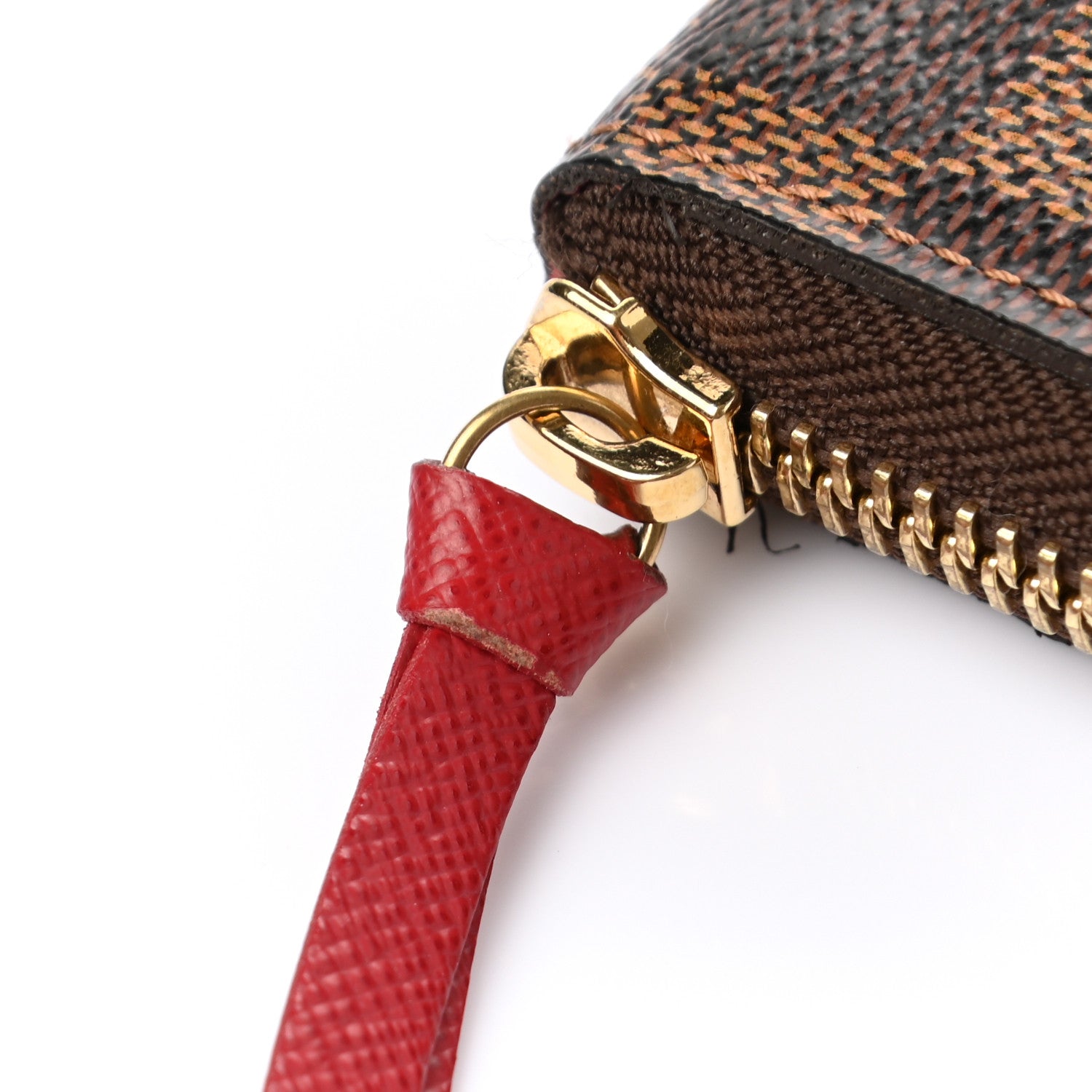 Louis Vuitton Damier Ebene Clemence Wallet Cherry 8 of 8