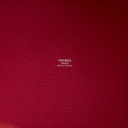 Hermes Taurillon Clemence Picotin Lock 22 MM Rose Extreme 6 of 11