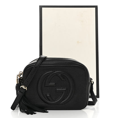 Gucci Pebbled Calfskin Small Soho Disco Bag Black 10 of 10
