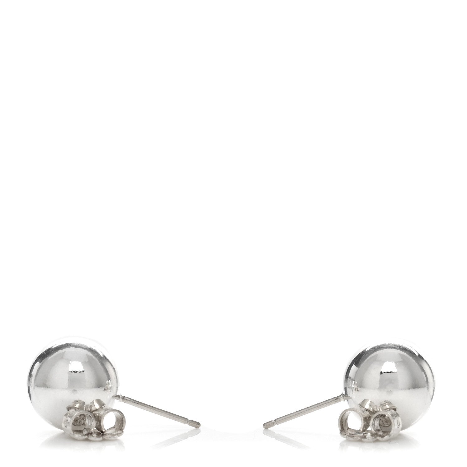 Tiffany Sterling Silver 10mm HardWear Ball Earrings 3 of 3