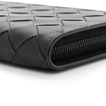 Bottega Veneta Nappa Intrecciato Zip Wallet Black 9 of 11
