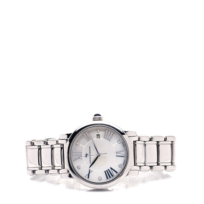 David Yurman Stainless Steel Diamond Mother of Pearl 38mm Classic Quartz Watch 2 of 6
