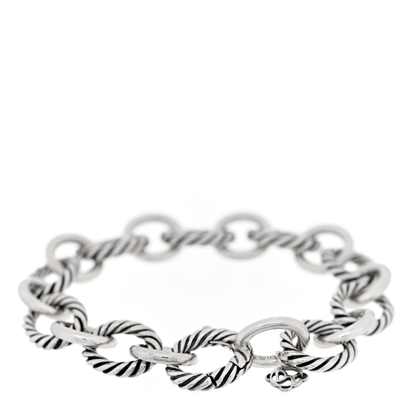 Sterling Silver 12mm Large Oval Link Bracelet