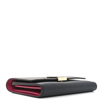 Louis Vuitton Taurillon Capucines Compact Wallet Black 4 of 7