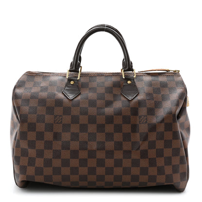 Louis Vuitton Damier Ebene Speedy 35 1 of 10