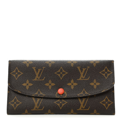 Louis Vuitton Monogram Emilie Wallet Piment 1 of 7