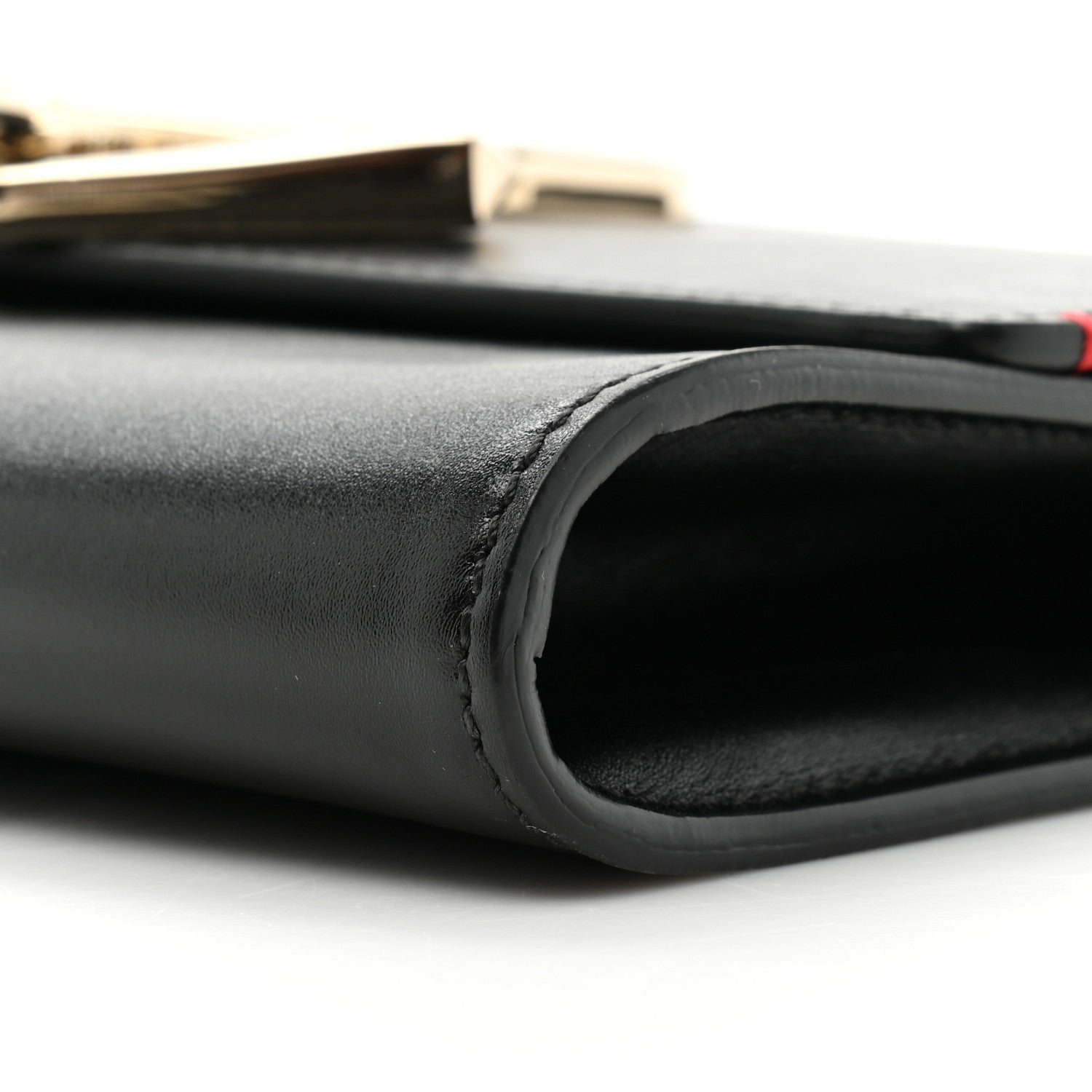 Valentino Garavani Calfskin VCase Chain Wallet Black 8 of 11