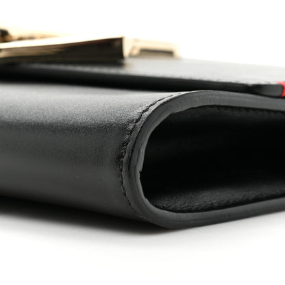 Valentino Garavani Calfskin VCase Chain Wallet Black 8 of 11