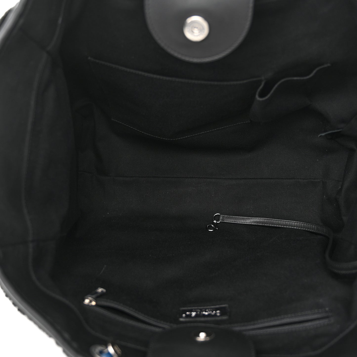 Shearling Large Deauville Tote Black