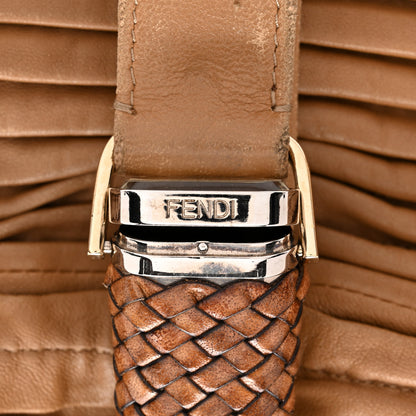 Fendi Nappa Pleated Nuvolata Spy Bone 12 of 14