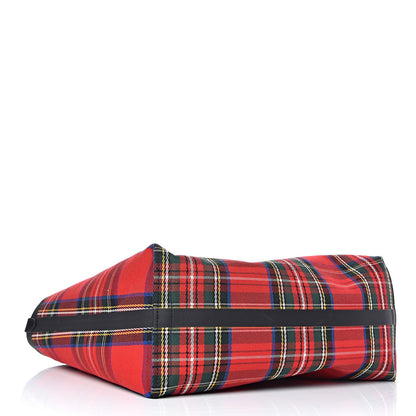 Burberry Vintage Check Medium The Giant Reversible Tote Antique Yellow Bright Red 7 of 12