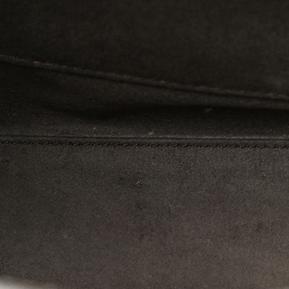 Celine Drummed Calfskin Nano Luggage Souris 10 of 15