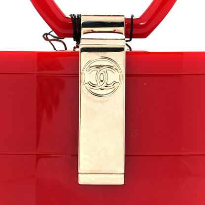 Chanel Plexiglass Evening in L'Atelier Minaudiere Jewelry Box Red 11 of 12
