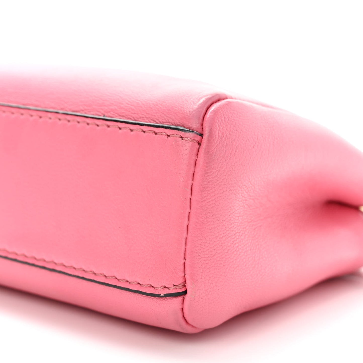 Shiny Nappa Micro Peekaboo Iconic Satchel Rosa Fluo