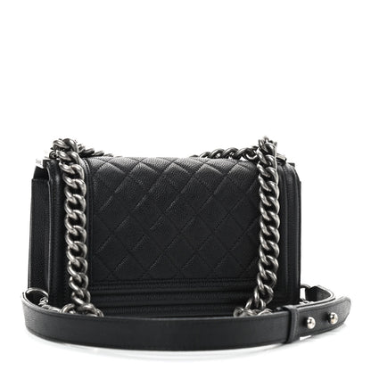Chanel Caviar Quilted Small Boy Flap Black 3 of 9