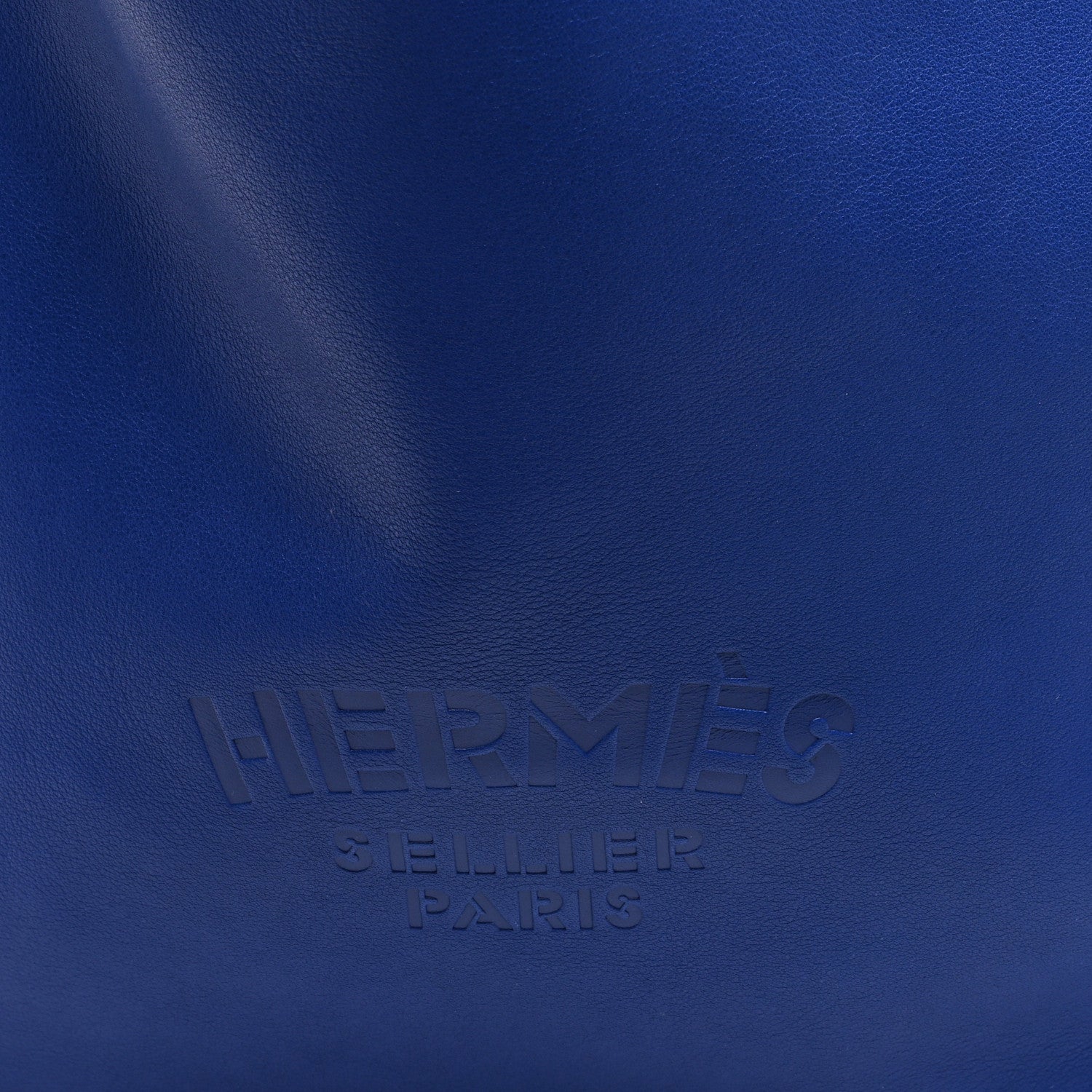 Hermes Cheri Calfskin Bridado Backpack Bleu Electrique 6 of 9