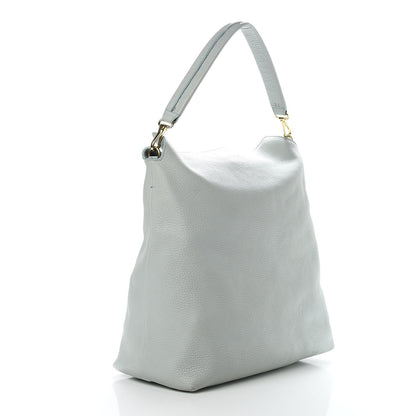 Burberry Grainy Calfskin Medium Cale Hobo Sky Blue 3 of 19