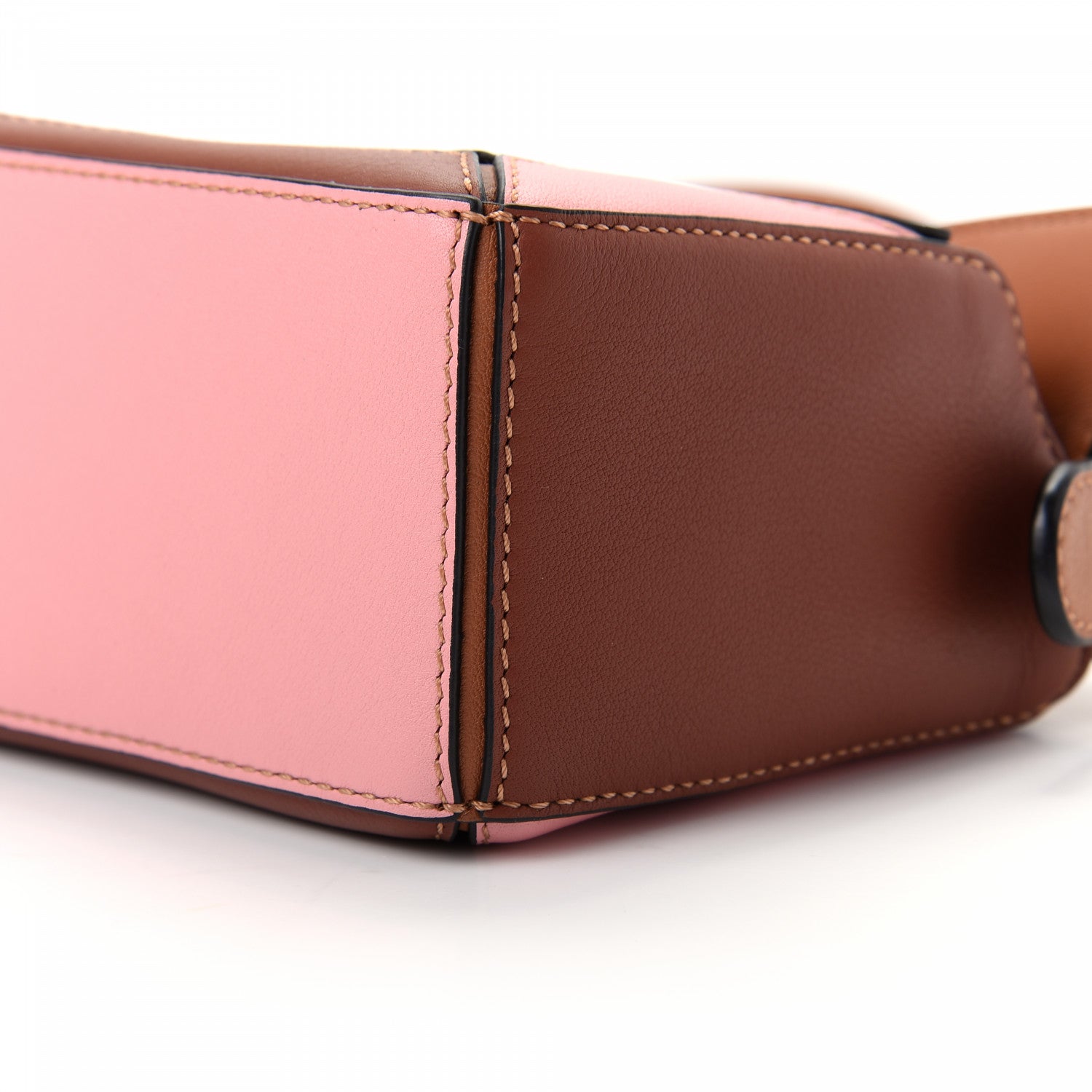 Loewe Calfskin Mini Puzzle Bag Tan Medium Pink 7 of 10
