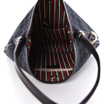 Gucci Monogram Medium New Britt Hobo Black 5 of 13